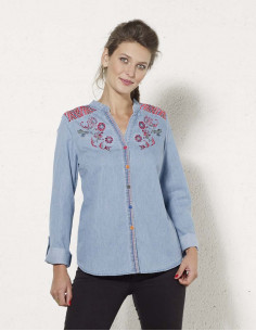 Chemisier Coton Jean Brode...