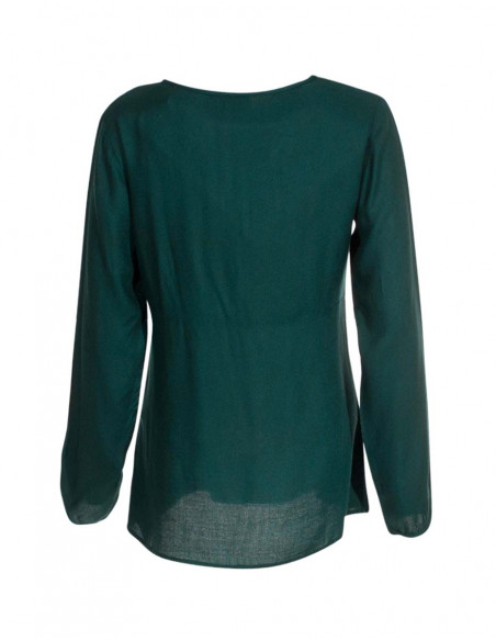 Chemisier Viscose Brode Mousse Crepe