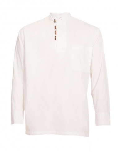 Cotton poplin gent blouse