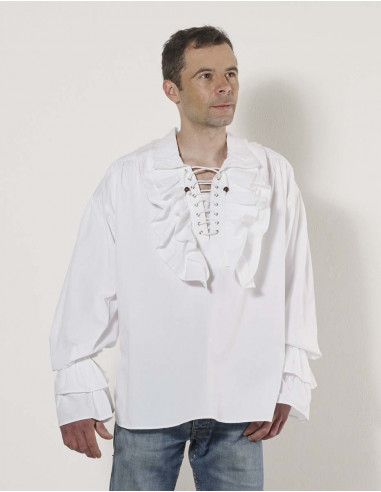 Cotton poplin gent blouse