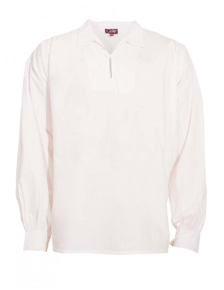 Cotton poplin gent blouse