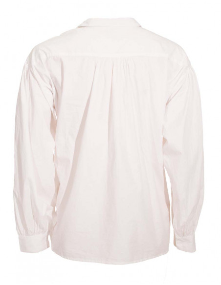 Cotton poplin gent blouse