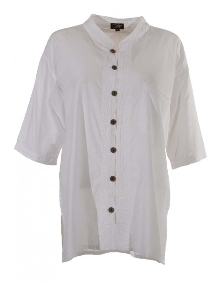 Chemise H. Kurta Coton Legere Unie Sw