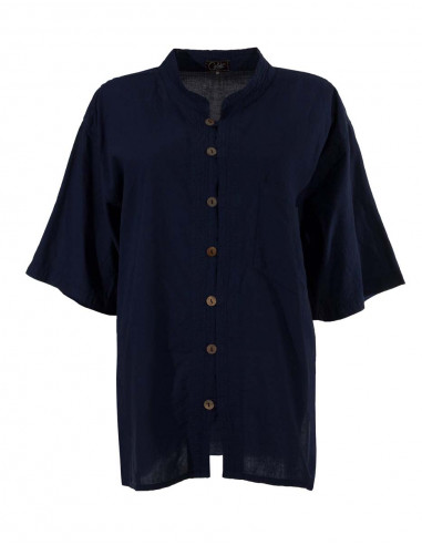 Chemise H. Kurta Coton Legere Unie Sw