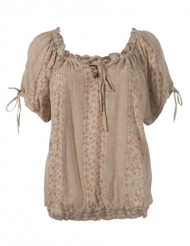 Chemisier Viscose Uni + Imprime Sw