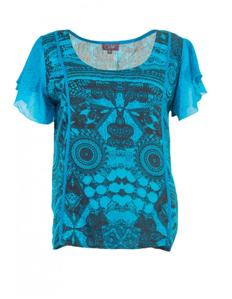 Chemisier coton imprimé