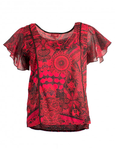 Chemisier coton imprimé