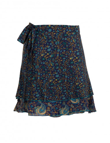 Jupe Courte Polyester Portefeuille 50Cm