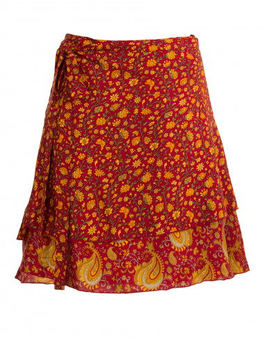 Jupe Courte Polyester Portefeuille 50Cm