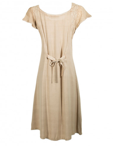 Robe Viscose Manches Georgette Sw