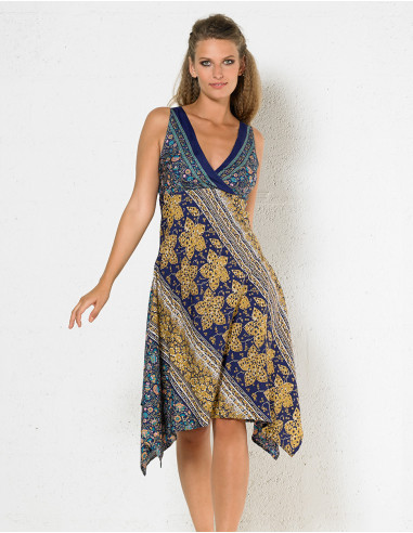 Robe Polyester Bas Foulard Sari