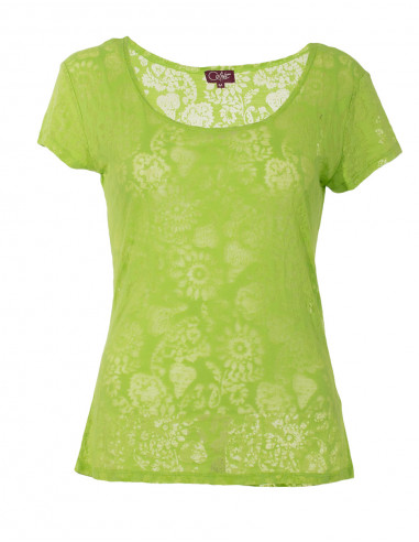 Tee Shirt 60% Coton 40% Polyester Devoré