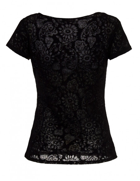 Tee Shirt 60% Coton 40% Polyester Devoré