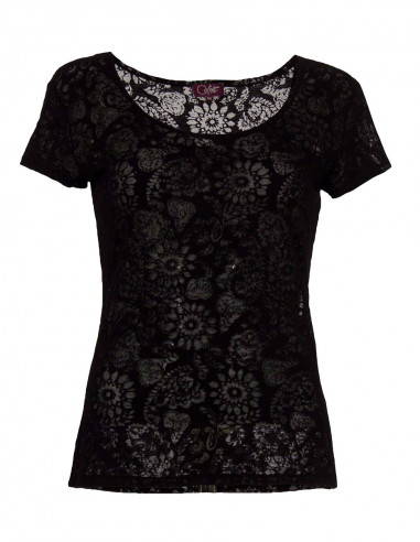 Tee Shirt 60% Coton 40% Polyester Devoré