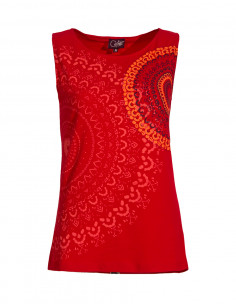 TShirt Coton Sans Manche Mandala 2