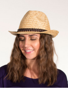 Chapeau Paille Beige Panama...