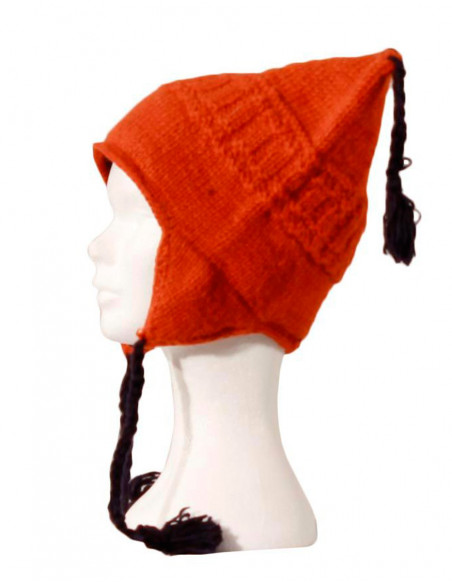 Bonnet tribal laine
