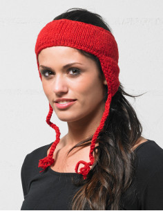 Knitted woolen cap hear cover