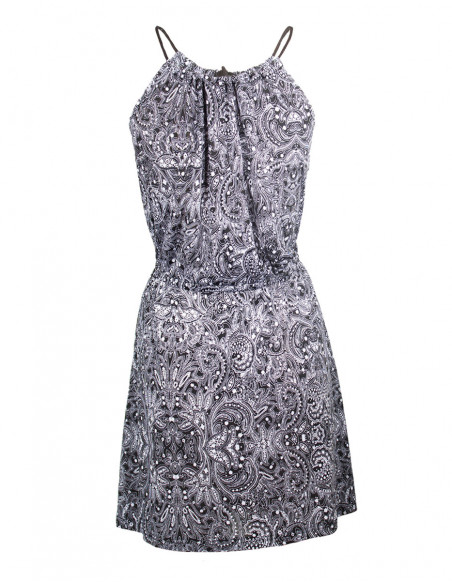 Robe fluide ceinture elastiquée