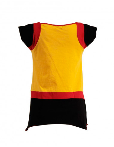 Cotton tee-shirt sleeveless