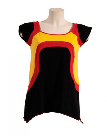 Cotton tee-shirt sleeveless