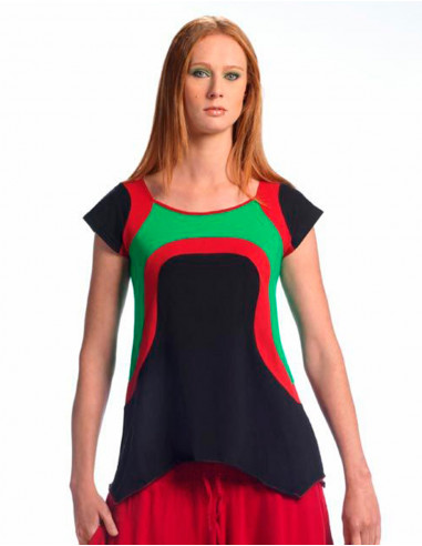 Cotton tee-shirt sleeveless