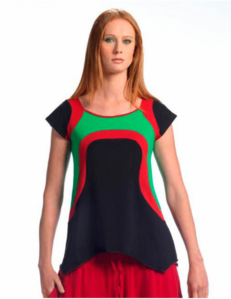 Cotton tee-shirt sleeveless