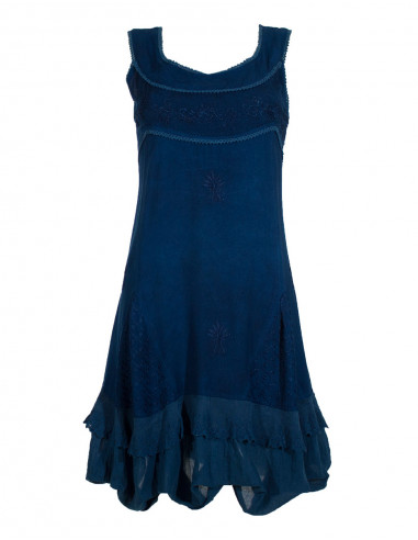 Robe viscose brodée SW