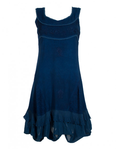 Robe viscose brodée SW