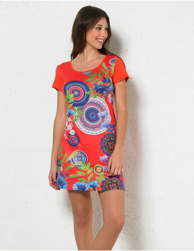 Robe aux couleurs estivales