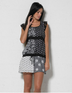Robe Coton Voile Doublee