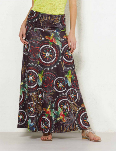 Knitted Skirt 95%Polyester 5%Elasthane