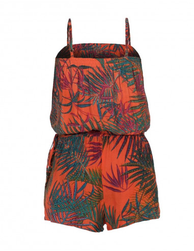 Combi Short Viscose Bretelles Imprime Pa