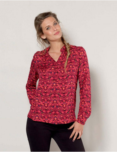 Blouse viscose imprimée