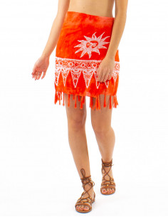 Rayon minidress fringed - 20 pces per pack 2