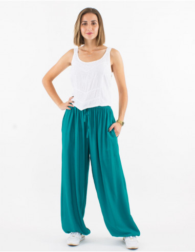 Top court viscose sw dos élastique