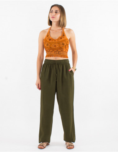 SW short fringed viscose top