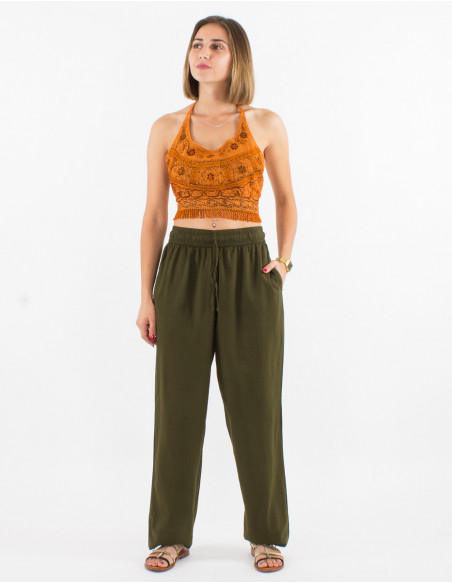 SW short fringed viscose top