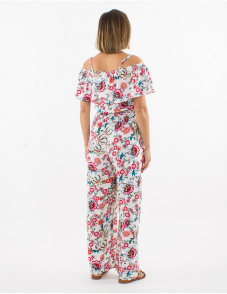 Combi longue viscose imprimé bohémian