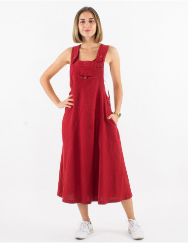 Cotton plain sw dress