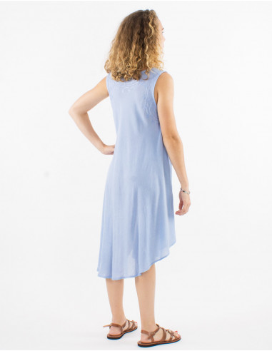 Robe 100% viscose crêpe parapluie