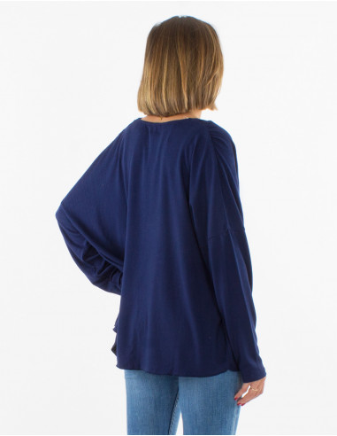 Veste maille 95% polyester 5% elasthanne manches longues