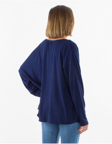 Veste maille 95% polyester 5% elasthanne manches longues