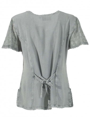 Chemisier Viscose Brode Sw