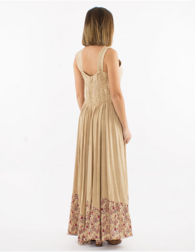 Long viscose sw straps dress