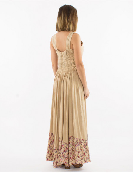 Long viscose sw straps dress