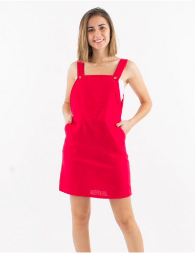Robe courte haut salopette