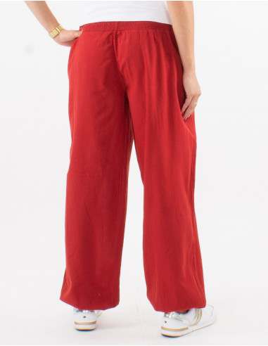 Pantalon femme coton style Aladin
