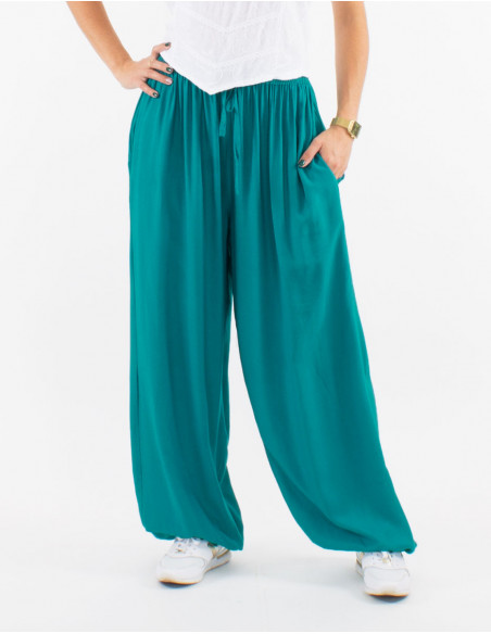 Elastic aladin viscose trousers