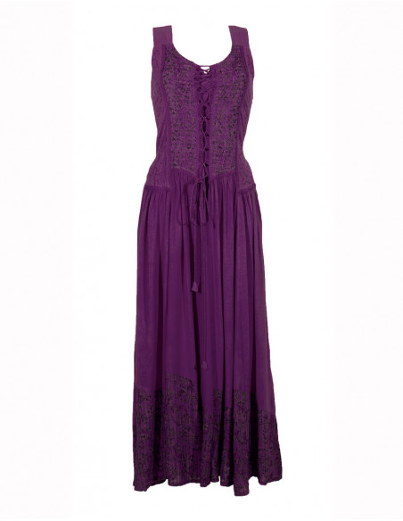 Robe longue viscose bretelles SW